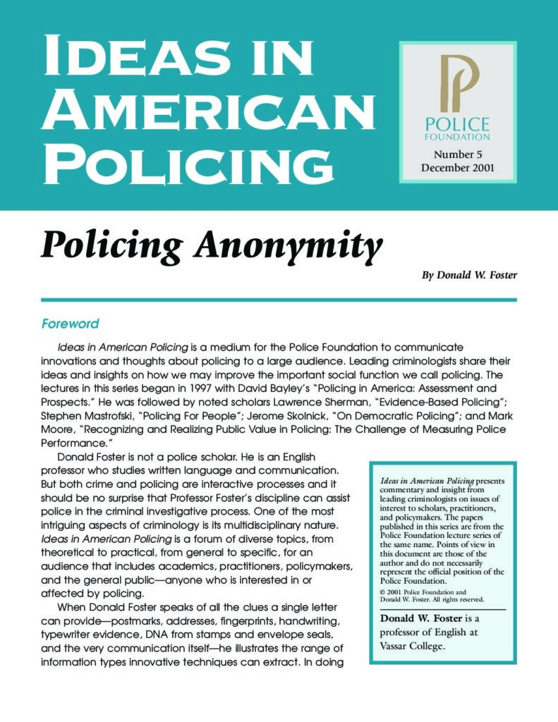 Foster-2001-Policing-Anonymity-pdf
