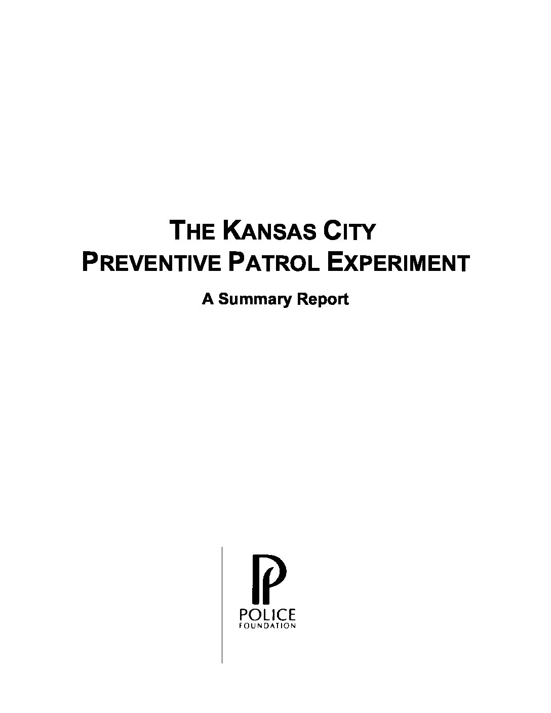 Kansas City Report Cover