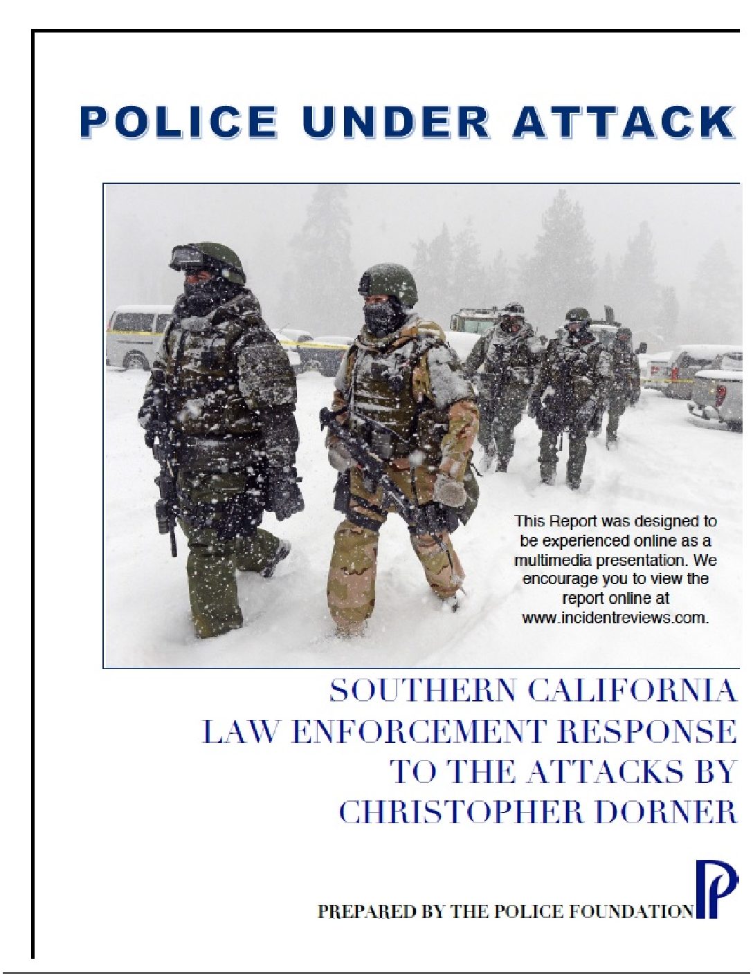 Police under Attack report cover