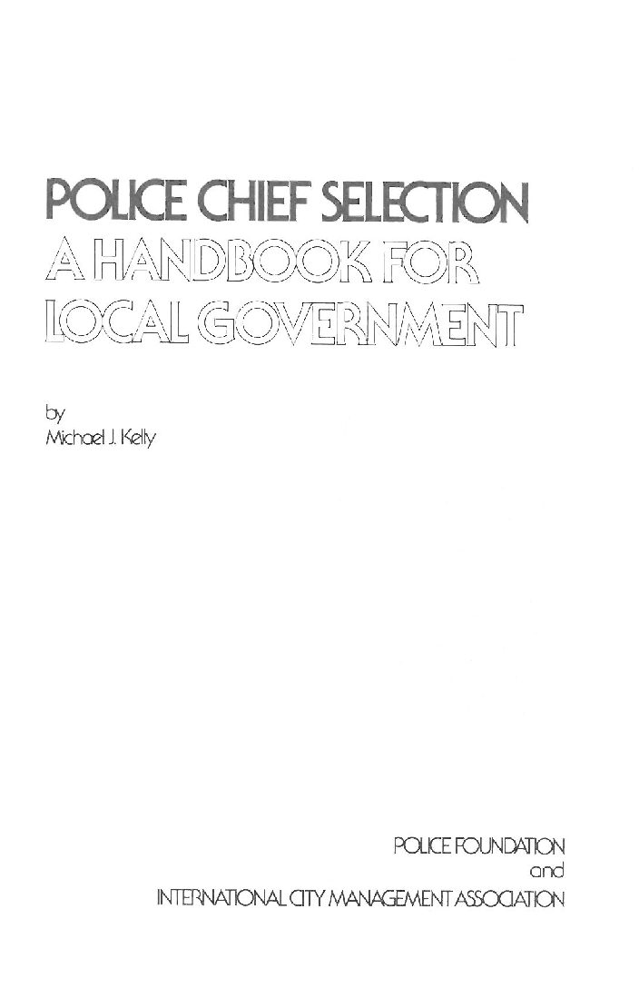 197411077-Kelly-Police-Chief-Selection-A-Handbook-for-Local-Government-pdf