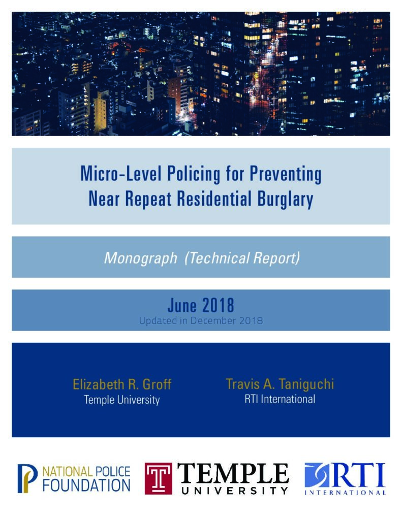 Micro-Level Policing for Near Repeat Burglaries