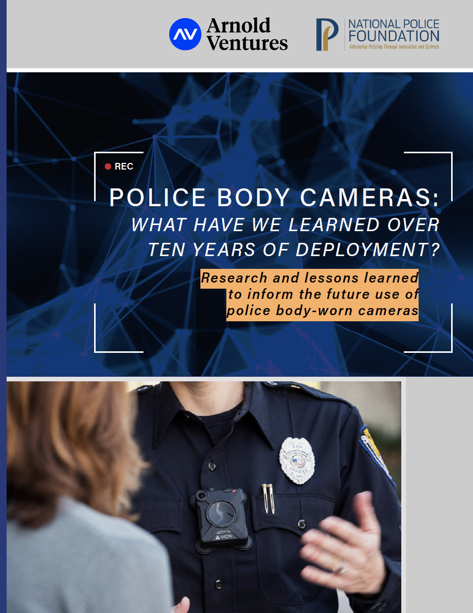 Police Body Cameras: What have we learned report cover