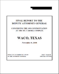 Danforth Report on the 1993 Confrontation at the Mt. Carmel Complex in Waco, Texas