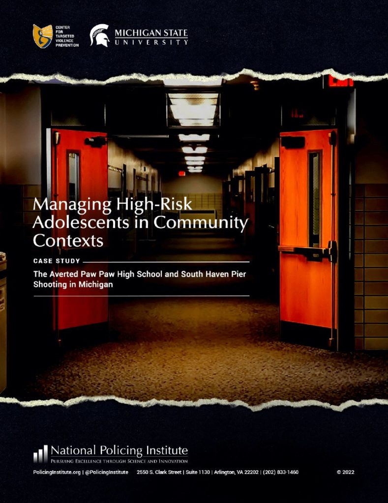 Managing High Risk Adolescents report cover