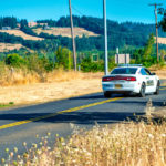 Patrol vehicle in rural county