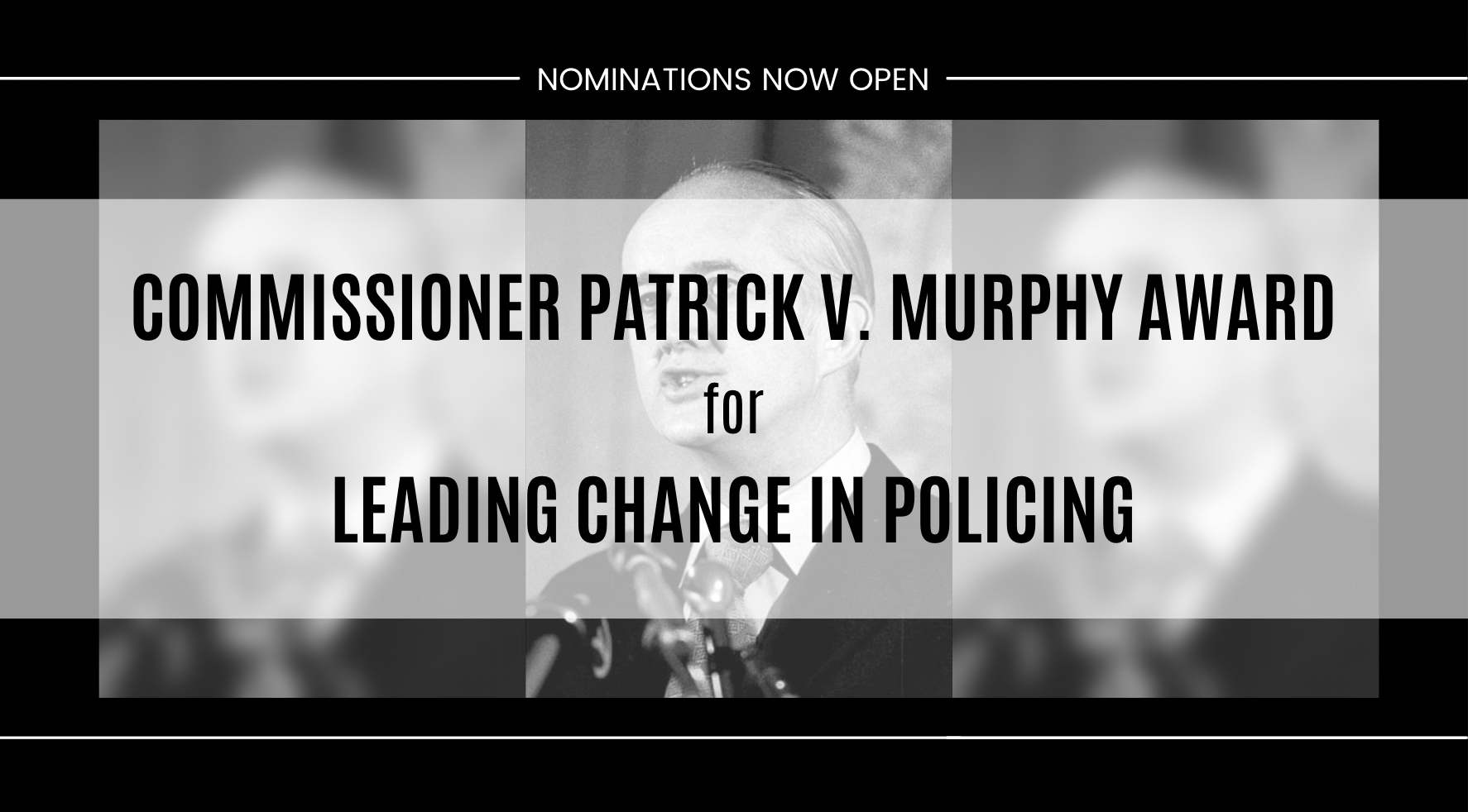 Homepage Slider - Patrick V. Murphy Award Homepage Slider - Patrick V. Murphy Award