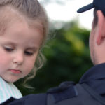 Child with officer
