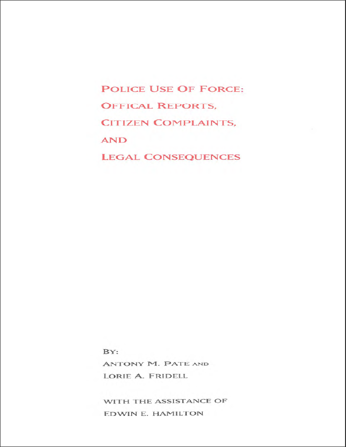 Pate-Fridell-police use of force cover