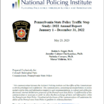 PSP Traffic Stop Study 2022 Report Cover