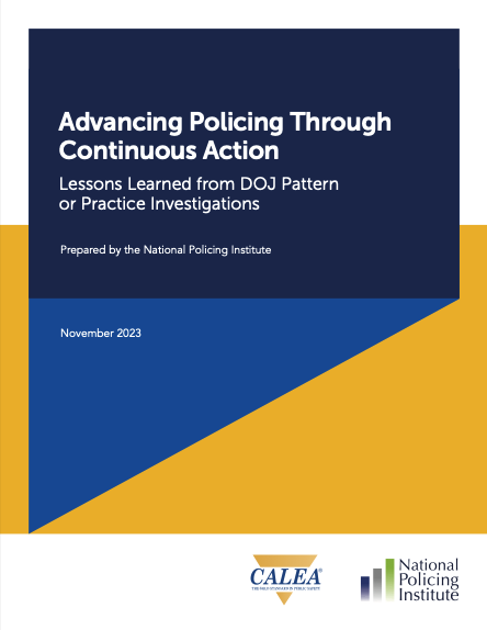 Advancing Policing Through Continuous Action Report Cover