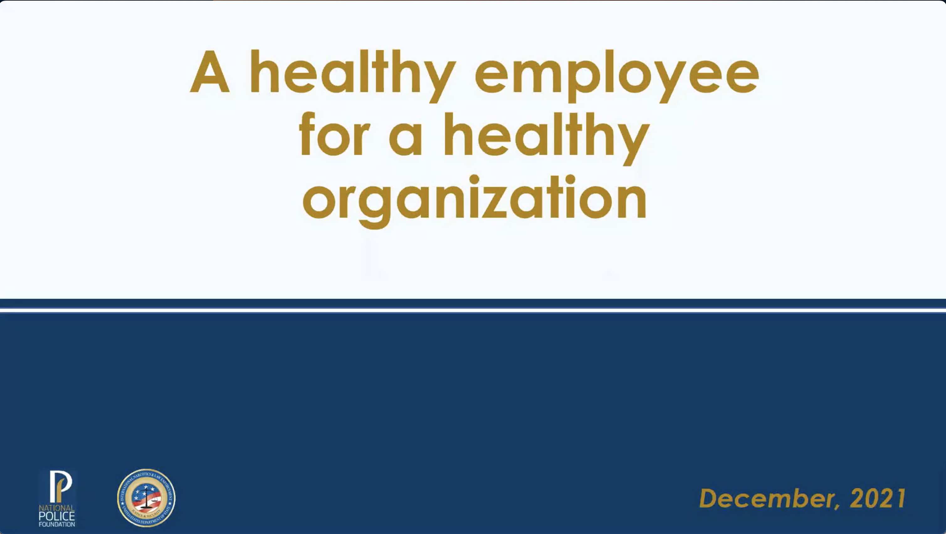 Un Empleado Saludable, Una Organización Saludable