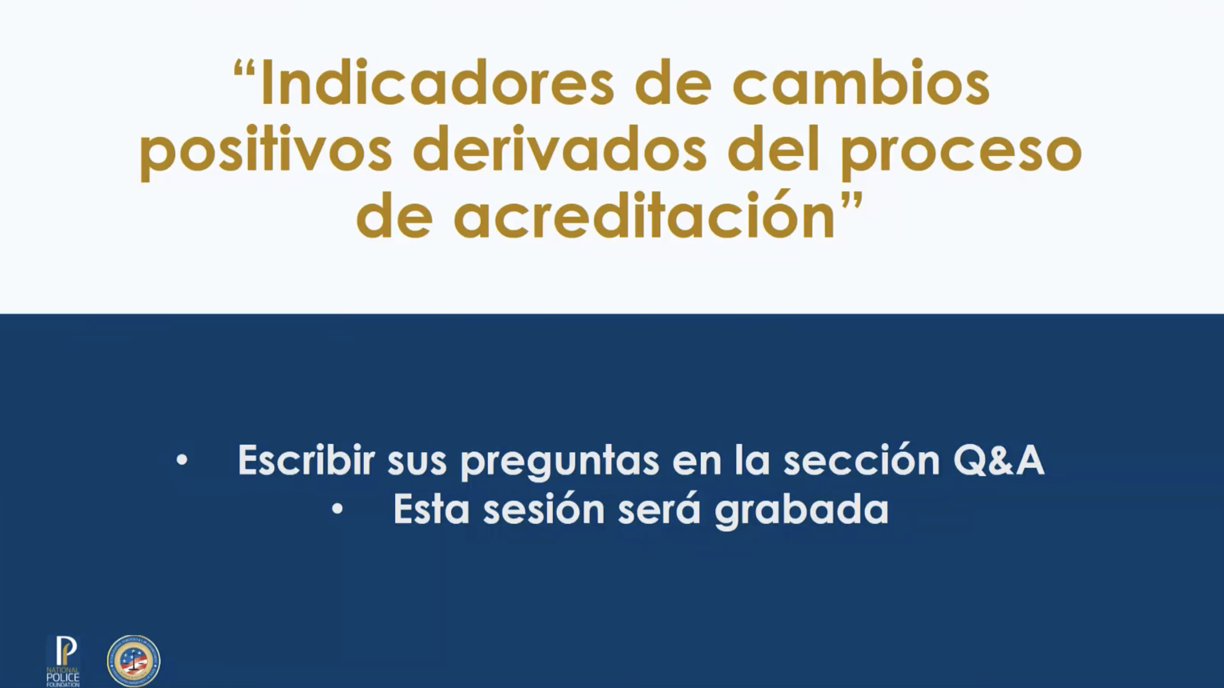 Indicadores de Cambios Positivos Derivados del Proceso de Acreditación.