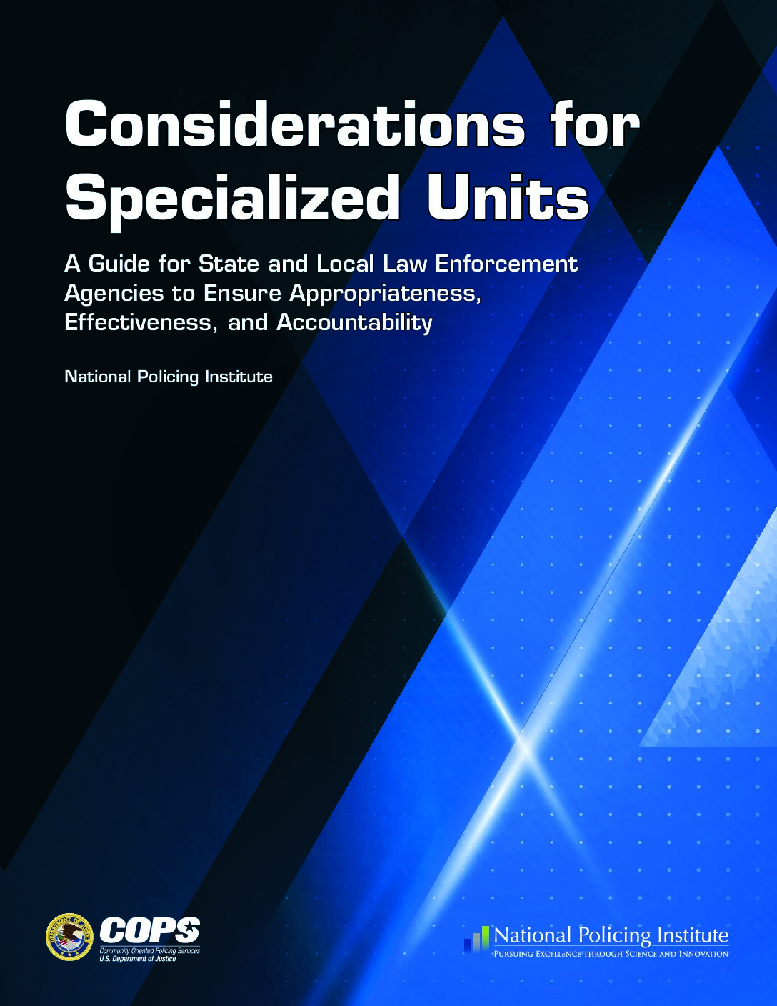 Considerations for Specialized Units report cover page